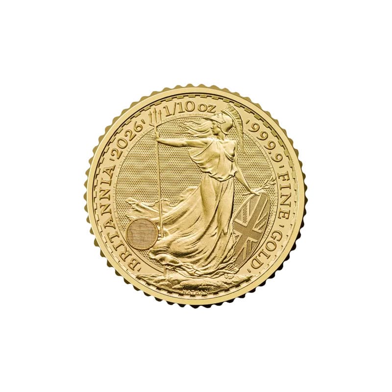 Zlatá mince 1/10 Oz Britannia 2026