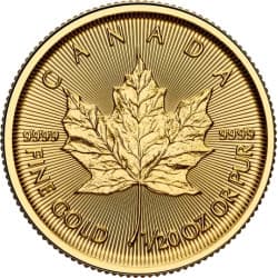 Zlatá mince 1/20 Oz Maple Leaf 2026