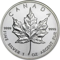 Stříbrná mince 1 Oz Maple Leaf 1995
