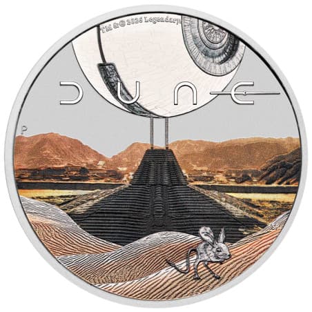 Stříbrná mince 1 Oz DUNE Arrakis 2026 Kolorovaná
