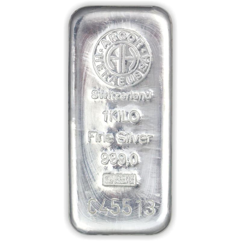 Stříbrný slitek 1 Kg Argor Heraeus