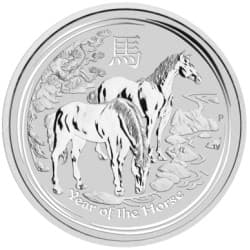 Stříbrná mince 10 Oz Lunar Series II Year of the Horse 2014