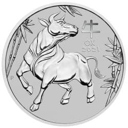 Platinová mince 1 Oz Lunar Series III Year of the Ox 2021