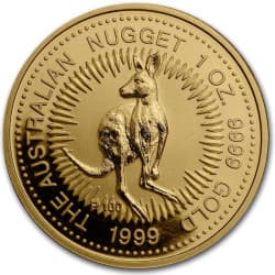 Zlatá mince 1 Oz Kangaroo 1999
