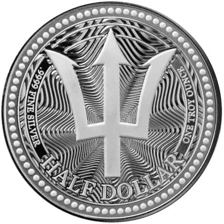 Stříbrná mince 1 Oz Trident Barbados 2025