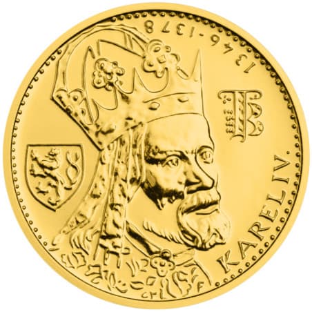 Zlatá mince 1 Dukát Novoražba karlovského dukátu 2025