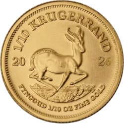 Zlatá mince 1/10 Oz Krugerrand 2026