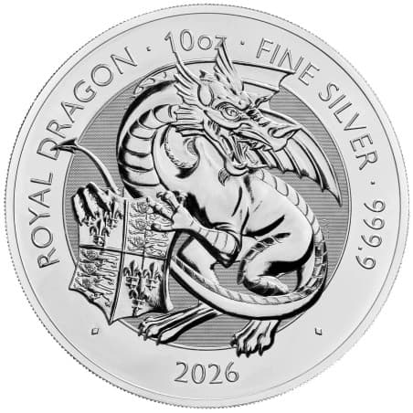 Stříbrná mince 10 Oz The Tudor Beasts Royal Dragon 2026