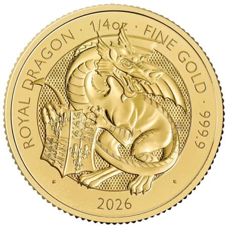 Zlatá mince 1/4 Oz The Tudor Beasts Royal Dragon 2026