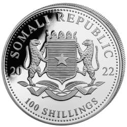 Stříbrná mince 1 Oz African Wildlife Elephant 2022