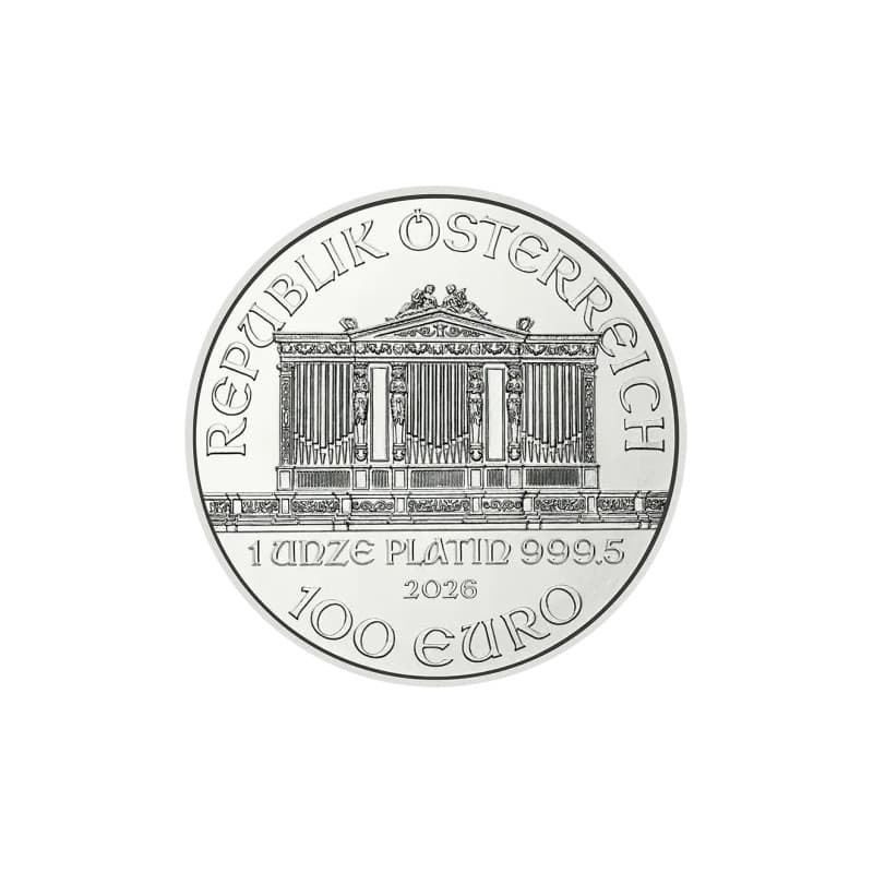Platinová mince 1 Oz Wiener Philharmoniker 2026
