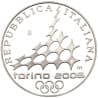 Stříbrná mince 5 EURO 2006 Winter Olympics Cross-Country Skiing Proof - 2005