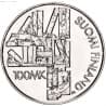 Stříbrná mince 100 Markkaa Aleksis Kivi author - 2000 Proof