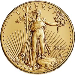 Zlatá mince 1/10 Oz American Eagle různé roky