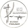 Stříbrná mince 50 Markkaa World Ice Hockey Championship Games - 1982 Proof