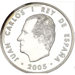 Stříbrná mince 10 Euros - Juan Carlos I 2006 Winter Olympics Games - 2005 Proof