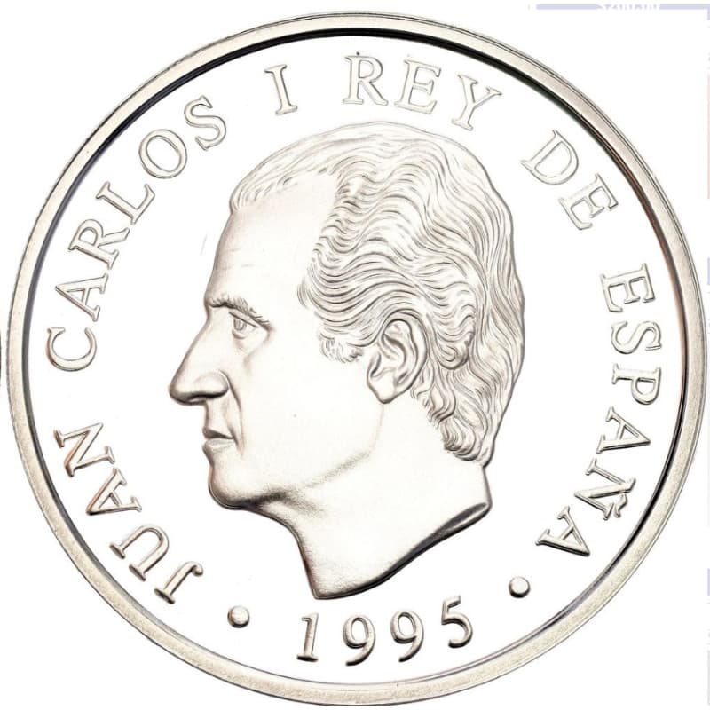 Stříbrná mince 1000 Pesetas - Juan Carlos I 1996 Summer Olympics - 1995 Proof
