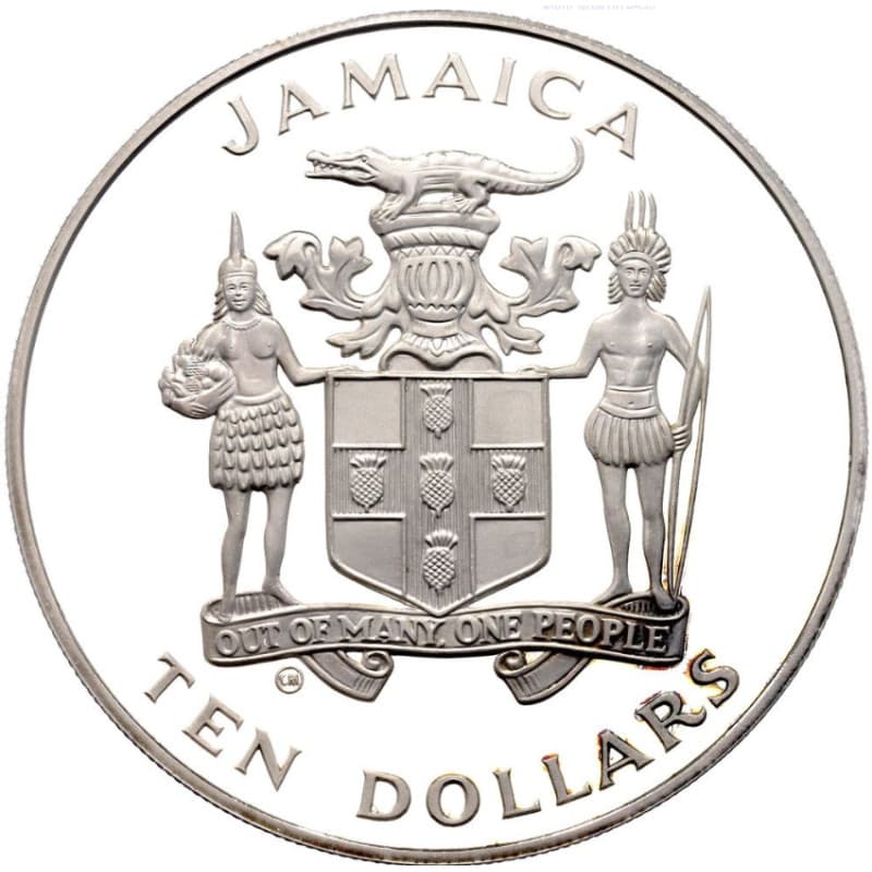 Stříbrná mince 10 Dollars World Cup - 1982 Proof
