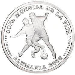 Stříbrná mince 1 Guaraní FIFA World Football Championship - Germany 2006 - 2003 Proof