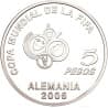 Stříbrná mince 5 Pesos FIFA World Cup Germany 2006 - 2003 Proof