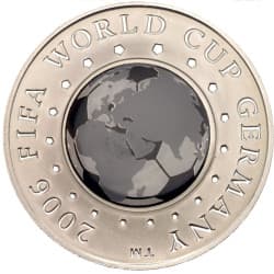 Stříbrná mince 20 Roubles 2006 FIFA World Cup - 2005 Proof