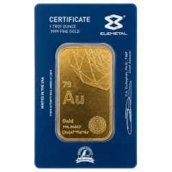 Zlatý slitek 1 Oz Elemetal