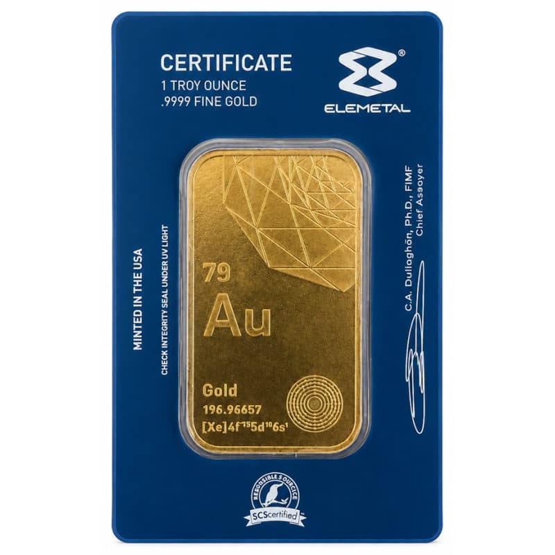 Zlatý slitek 1 Oz Elemetal
