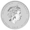 Stříbrná mince 1/4 Oz Lunar Series II Year of the Dog 2018 Kolorováno
