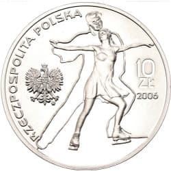 Stříbrná mince 10 Zlotys Turin 2006 - 2006 Proof