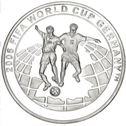 Stříbrná mince 15 000 000 Lira World Cup Germany 2006 - 2003 Proof