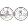 Stříbrná mince 100 Francs Ice Skating - 1989 Proof