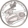 Stříbrná mince 100 Francs Bobsledding - 1990 Proof