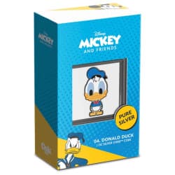 Stříbrná mince 1 Oz Disney Chibi McDuck - Strýček Skrblík 2021
