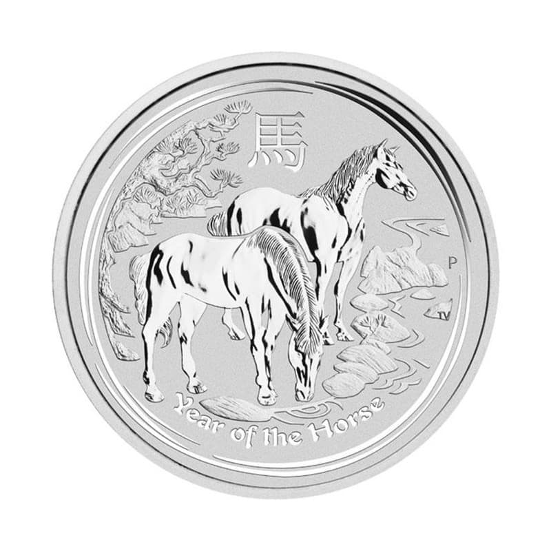Stříbrná mince 1/2 Oz Lunar Series II Year of the Horse 2014