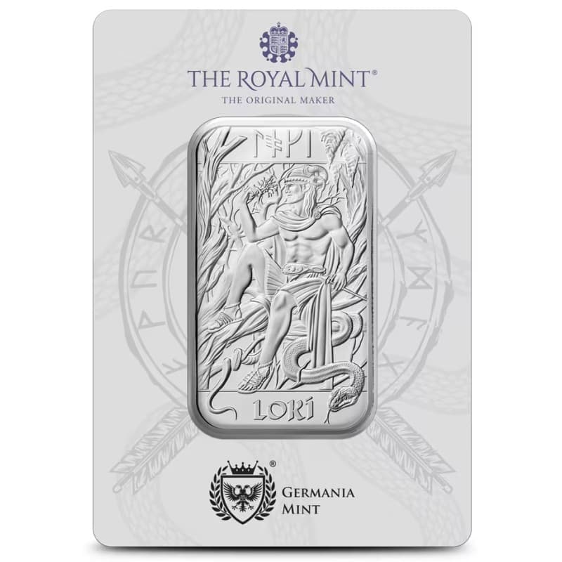 Stříbrný slitek 1 Oz Norse Gods Loki