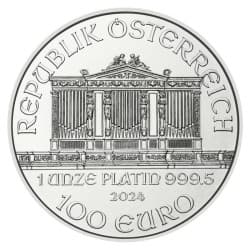 Platinová mince 1 Oz Wiener Philharmoniker 2024