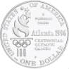 Stříbrná mince 1 Dollar Atlanta Olympics - Rowing - 1996 Proof