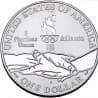Stříbrná mince 1 Dollar Centennial Olympic Games, Gymnastics - 1995 Proof