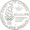 Stříbrná mince 1 Dollar Atlanta Olympics - Tennis - 1996 Proof