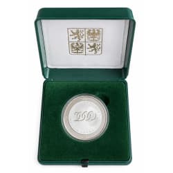 Bimetalová pamětní mince 1 Oz se zlatou inlejí a hologramem k roku 2000 Proof Bez Certifikátu