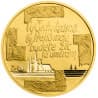 Zlatá mince 1 dukát Národní hrdinové - Karel Hašler 2021 Proof