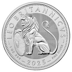 Stříbrná mince 1 Oz The British Lion 2025