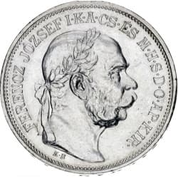 Stříbrná mince 2 Korona FERENCZ JOZSEF I 1912