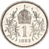 Stříbrná mince 1 Crown1 / 1 Krone  Francis Joseph I. různé roky
