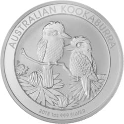 Stříbrná mince 1 Oz Kookaburra 2013