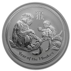 Stříbrná mince 1 Oz Lunar Series II Year of the Monkey 2016