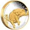 Stříbrná mince 3 Oz Koala 15th Anniversary  2022 Proof- zlaceno