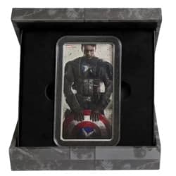 Stříbrný slitek 500 g Marvel Captain America