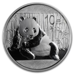 Stříbrná mince 1 Oz China Panda 2015