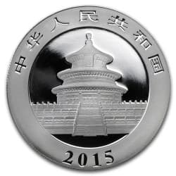 Stříbrná mince 1 Oz China Panda 2015